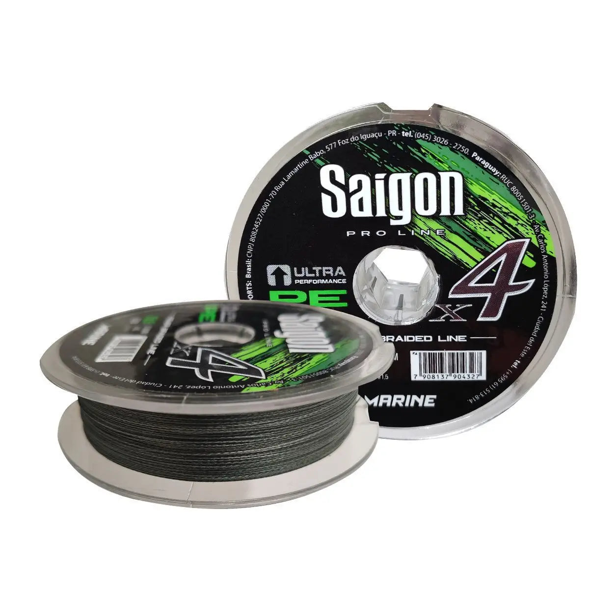 Linha Saigon X4 Mult Verde 25lb 0.20mm 100m