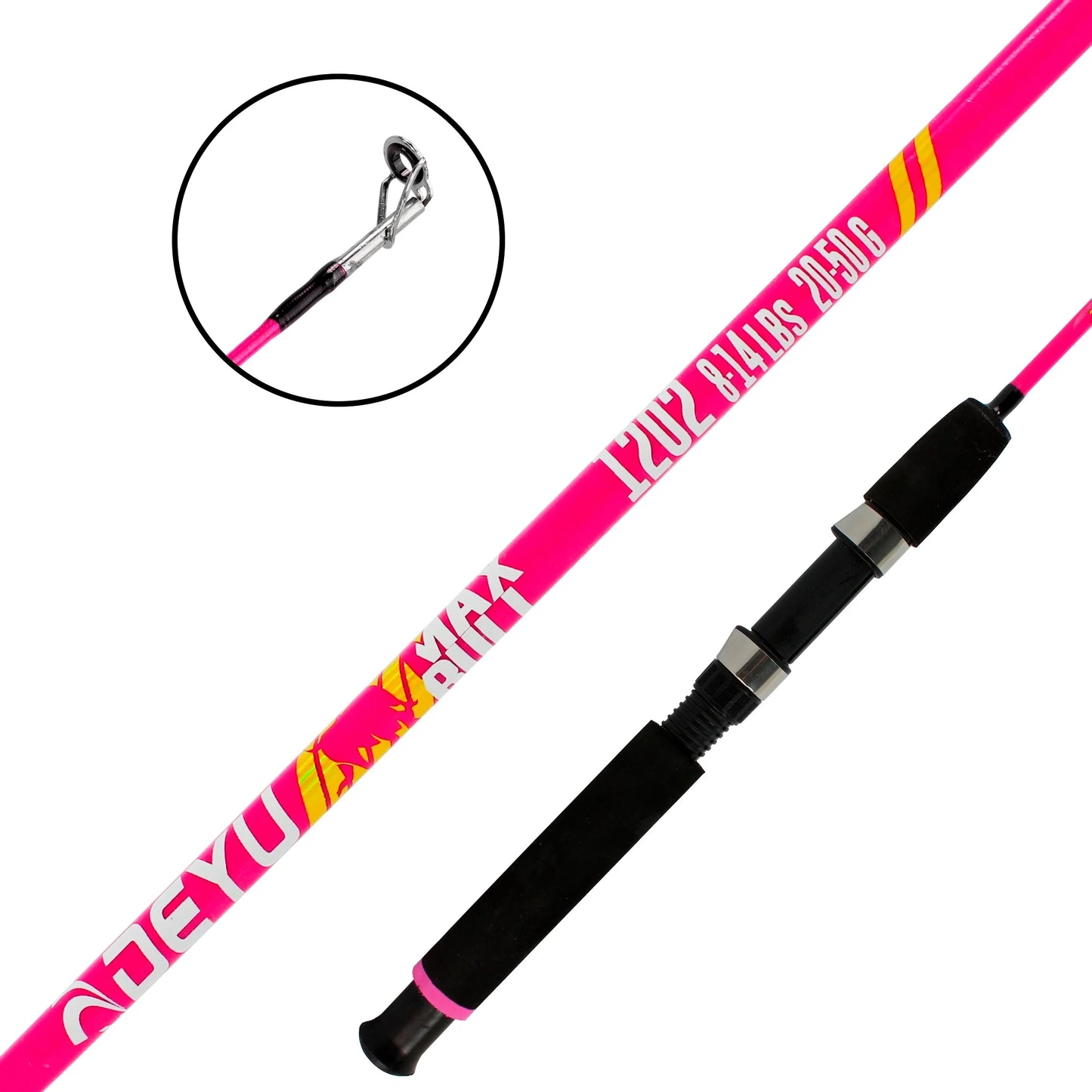kit molinete he 200 pk rosa com vara deyu