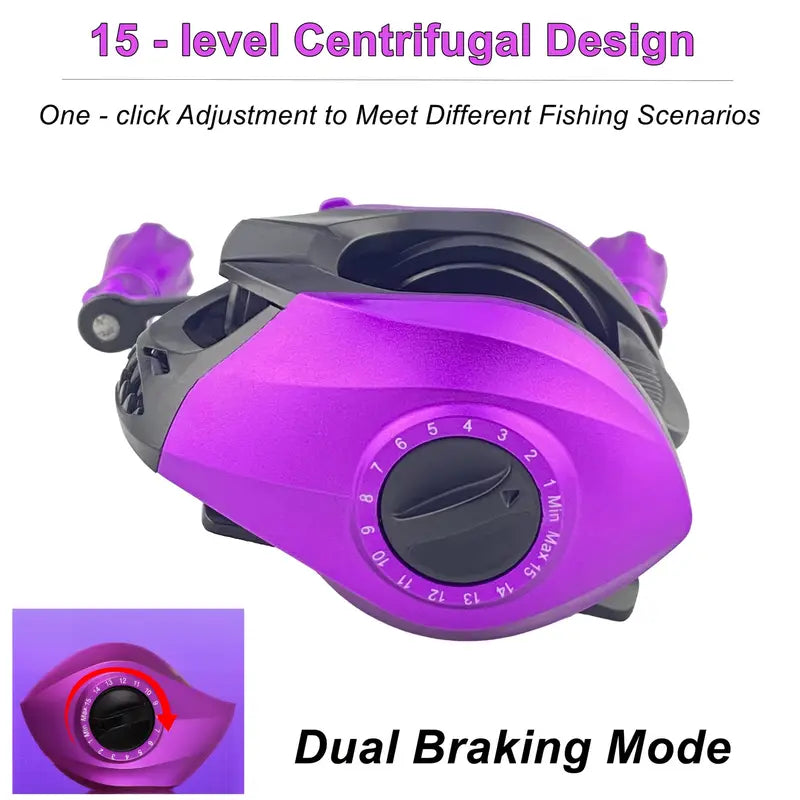 Kit Vara Leide Maruri + Carretilha Leide Rosa 18+1