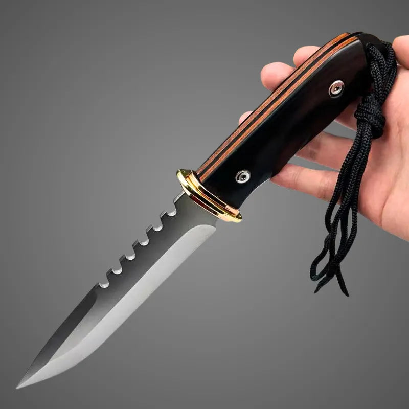 Faca Rambo dourada