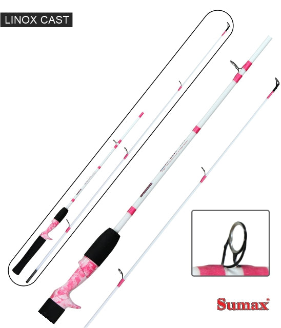 kit Vara e carretilha Lady Mildr premium