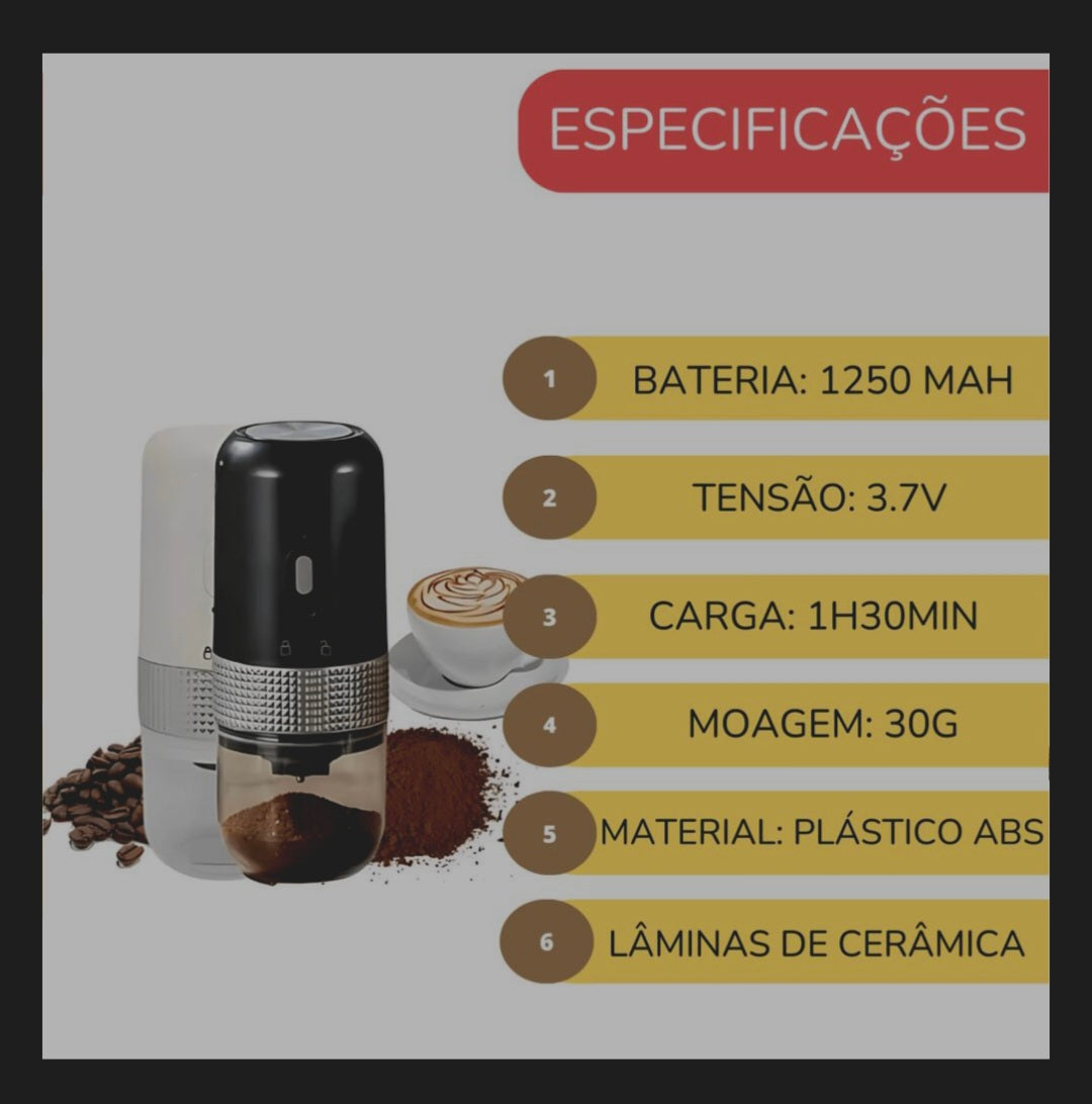 Moedor de Café Portátil - TOMATE - OP-CA1