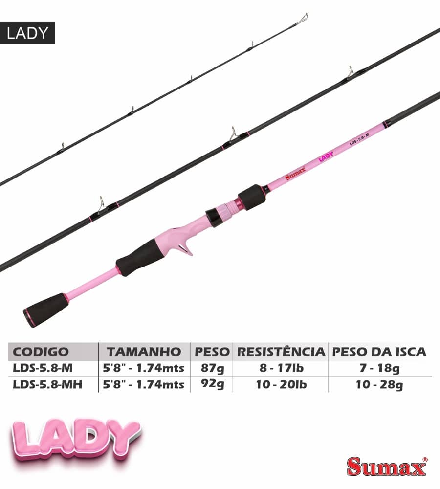 Vara Lady Rosa 1,74 6-14lbs sumax