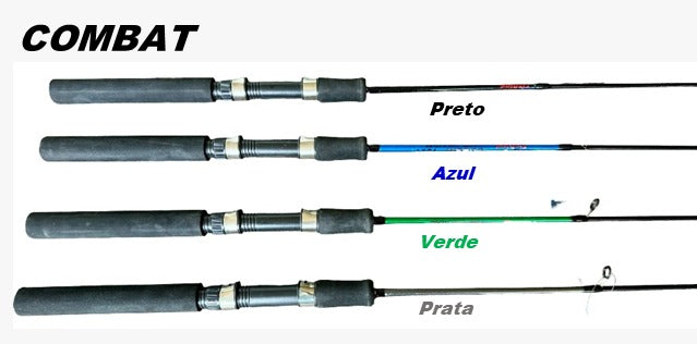 kit vara e molinete combat
