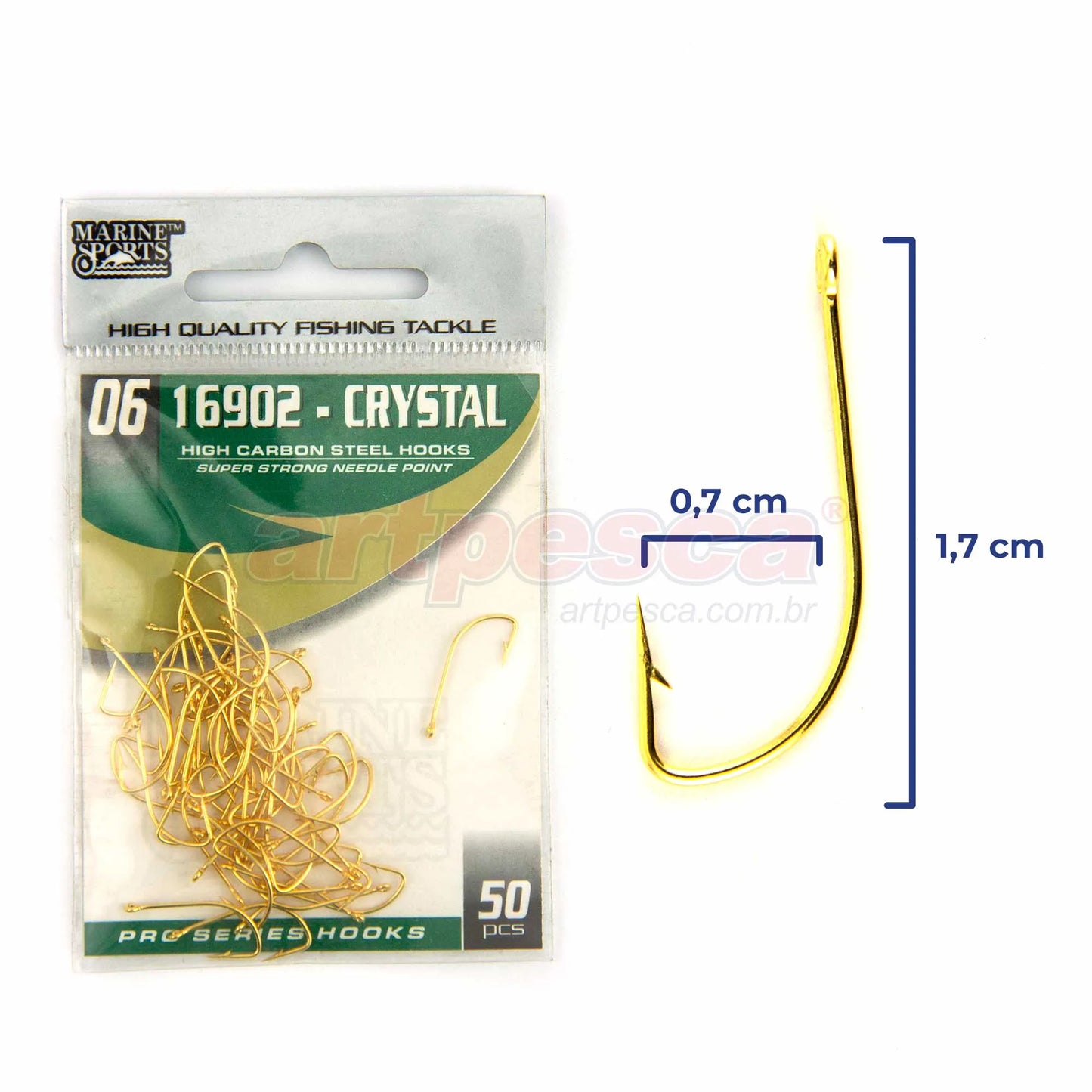 Anzol Dourado Nº6 - 10 UNIDADES