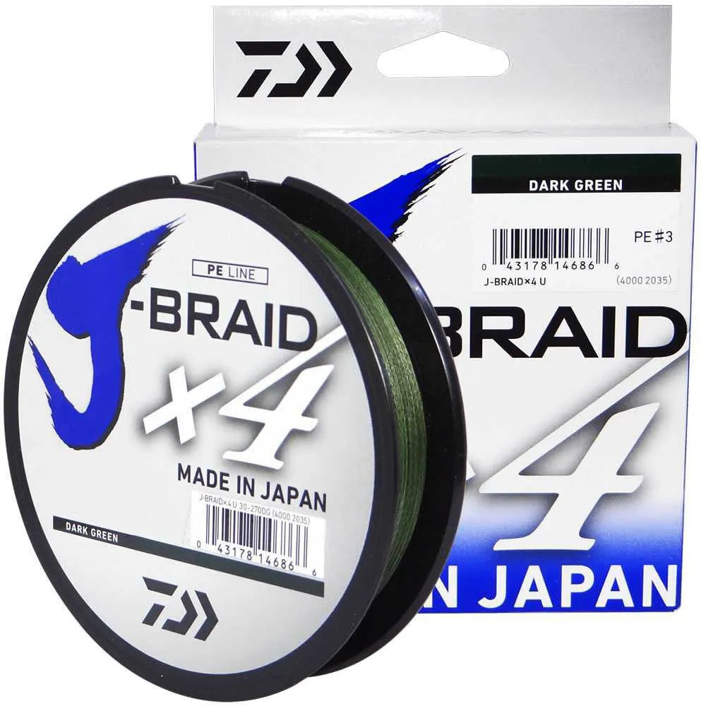 Linha J-Braid X4 Mult Verde