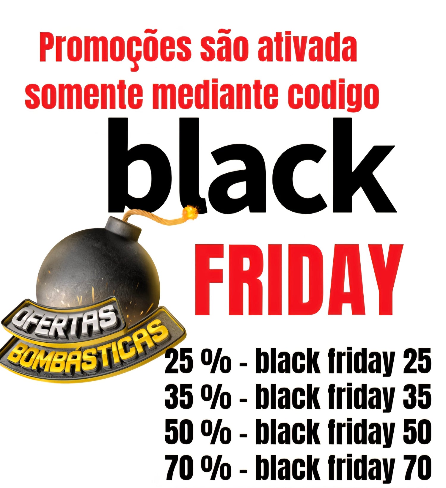 PROMOÇÃO DO BLACK FRIDAY