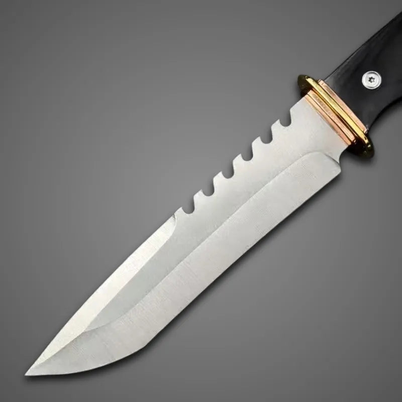 Faca Rambo dourada