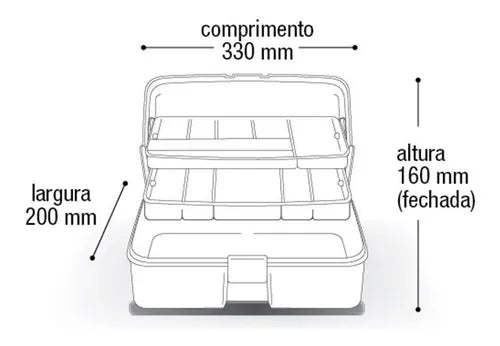 Caixa de pesca masculina kit