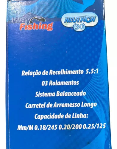Molinete Neutron Way fishing 30 AZUL