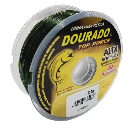 Linha Dourado Top Force 0,20mm 100m