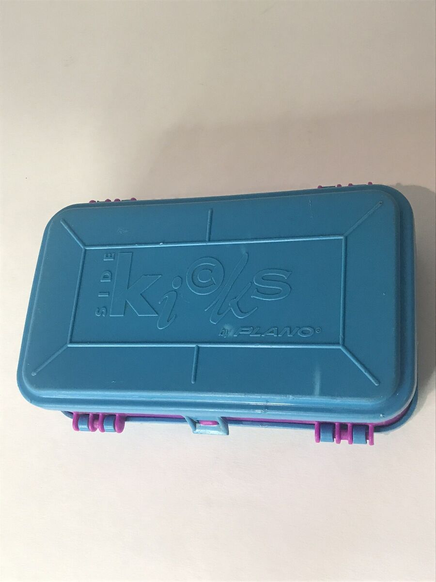 Caixinha de pesca Rosa e Azul c Roxo