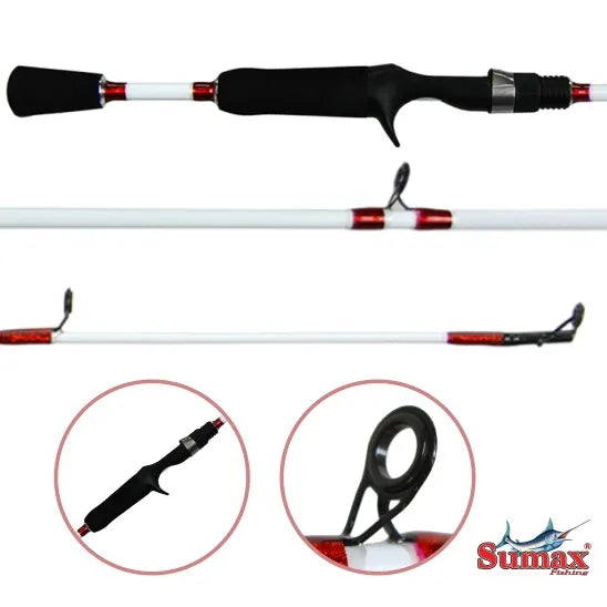 Vara Fenix branca inteira 1,68 m - 6 - 14 lbs;