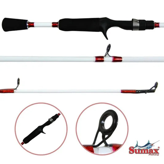 Vara Fenix branca inteira 1,68 m - 6 - 14 lbs;